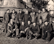 Operationpictureme photo. Trooper G.S.  Scriven, front row, 4th from the left.